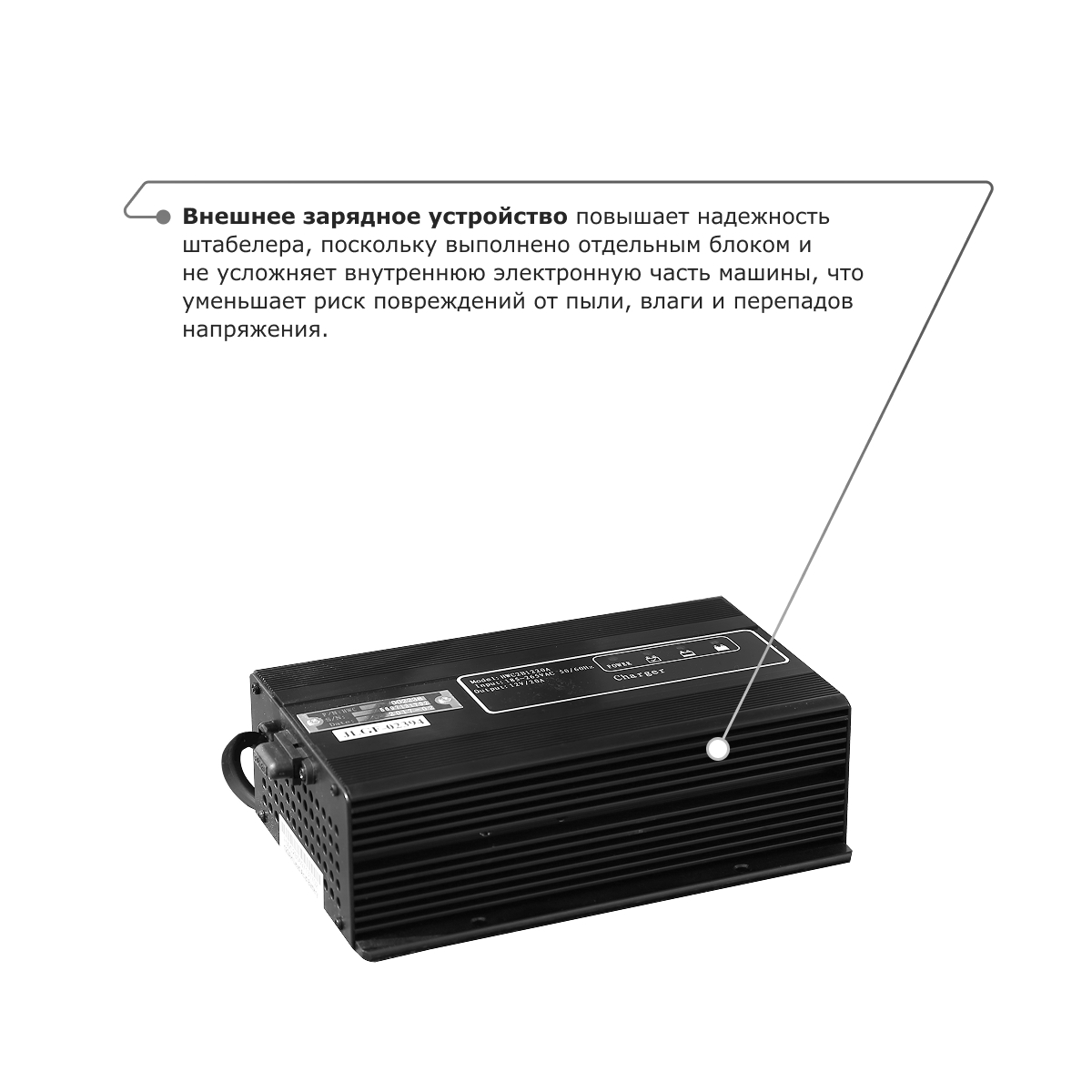 Электрический штабелер PROLIFT M2 SPN 1016 с раздвижными вилами